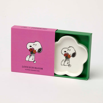 Peanuts Flower Trinket Dish Flowers