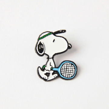 Peanuts Sport Enamel Pin - Tennis