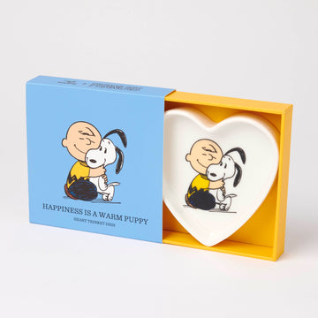 Peanuts Heart Trinket Dish Puppy