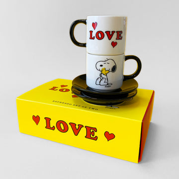 Peanuts Love Espresso Set