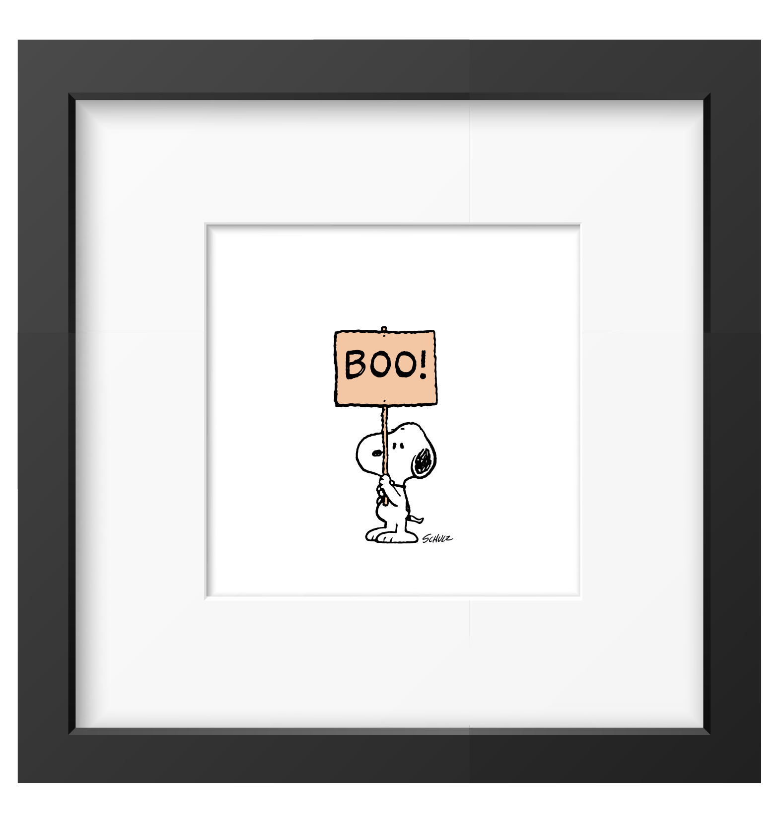 Peanuts Boo Framed Print