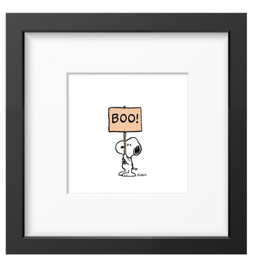 Peanuts Boo Framed Print
