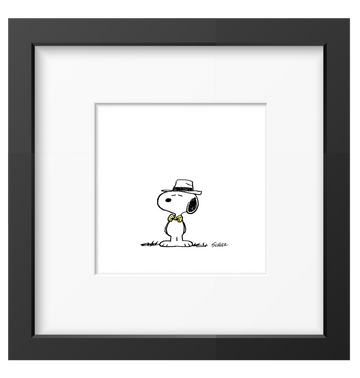 Peanuts Dapper Framed Print