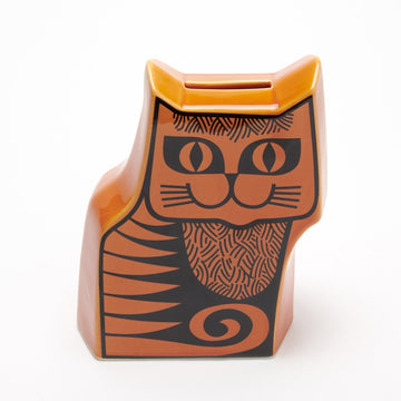 Magpie x Hornsea Cat Moneybox - Orange