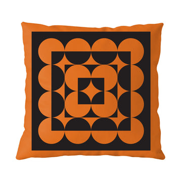 Magpie x Hornsea Cushion Squarcles - Orange