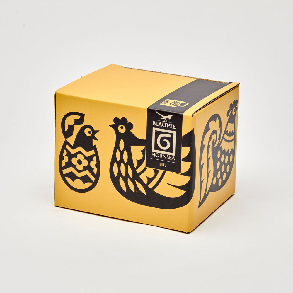 Magpie x Hornsea Mug - Chicken Family Yellow