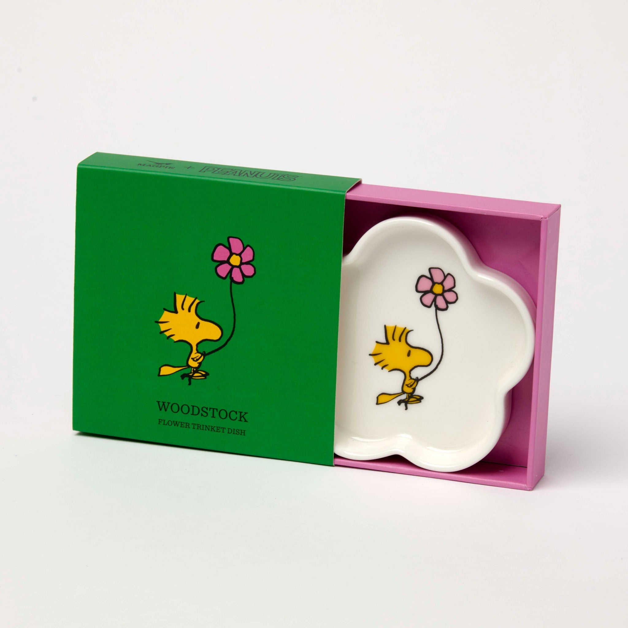 Peanuts Flower Trinket Dish Woodstock