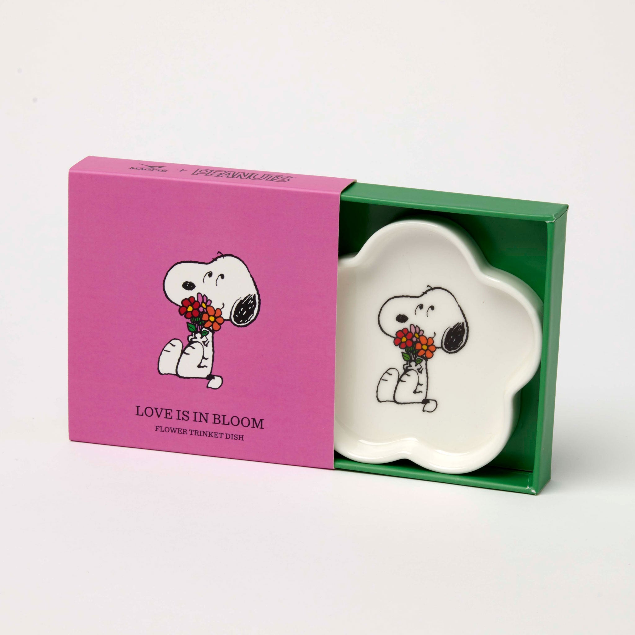 Peanuts Flower Trinket Dish Flowers
