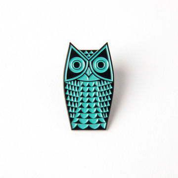 Magpie x Hornsea Owl Enamel Pin