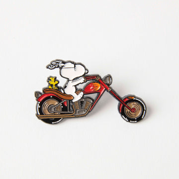 Peanuts Vibe Enamel Pin - Biker