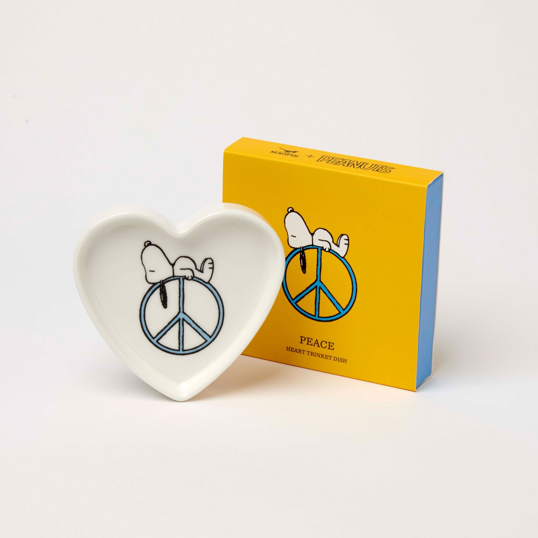 Peanuts Heart Trinket Dish Peace