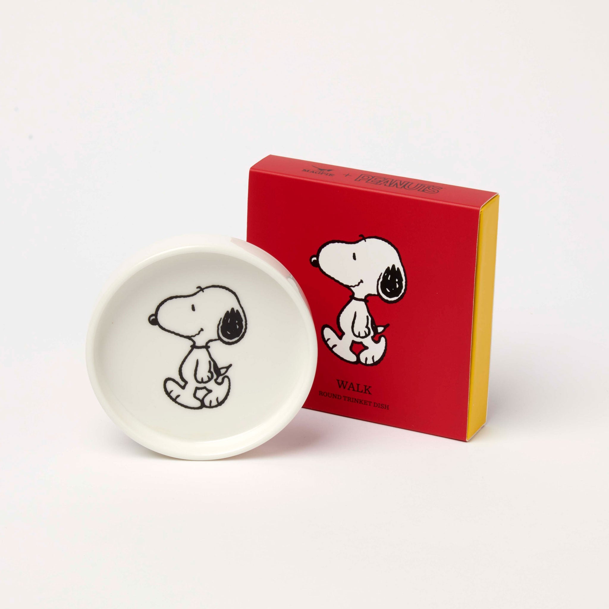 Peanuts Round Trinket Dish Walk