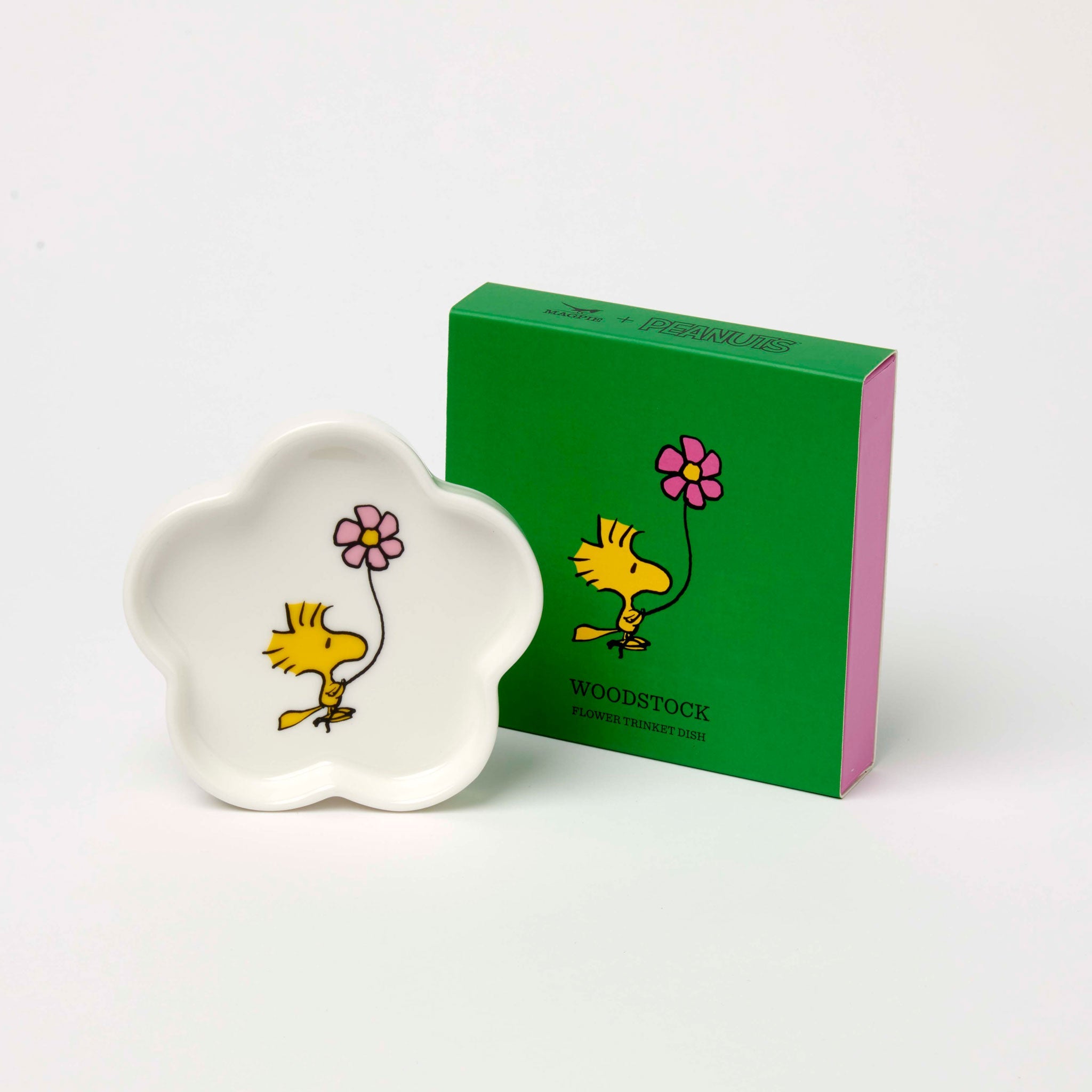 Peanuts Flower Trinket Dish Woodstock