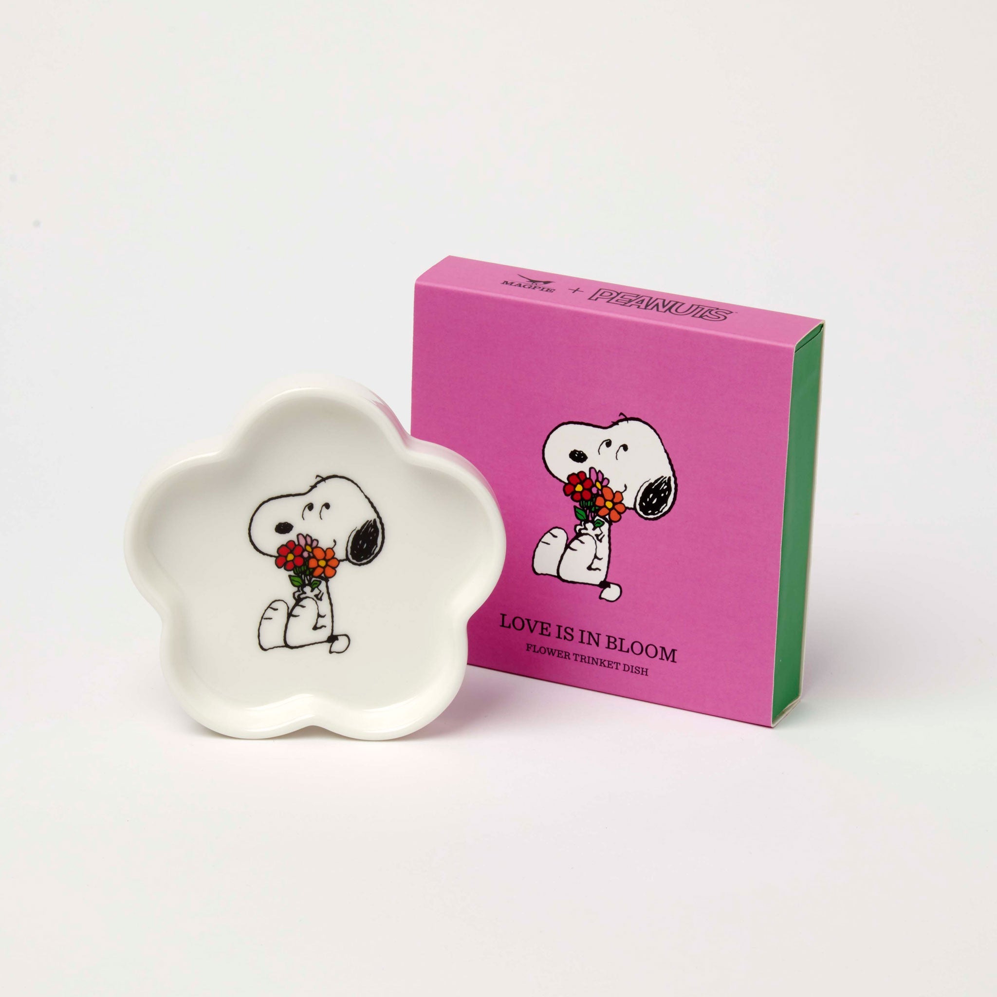 Peanuts Flower Trinket Dish Flowers