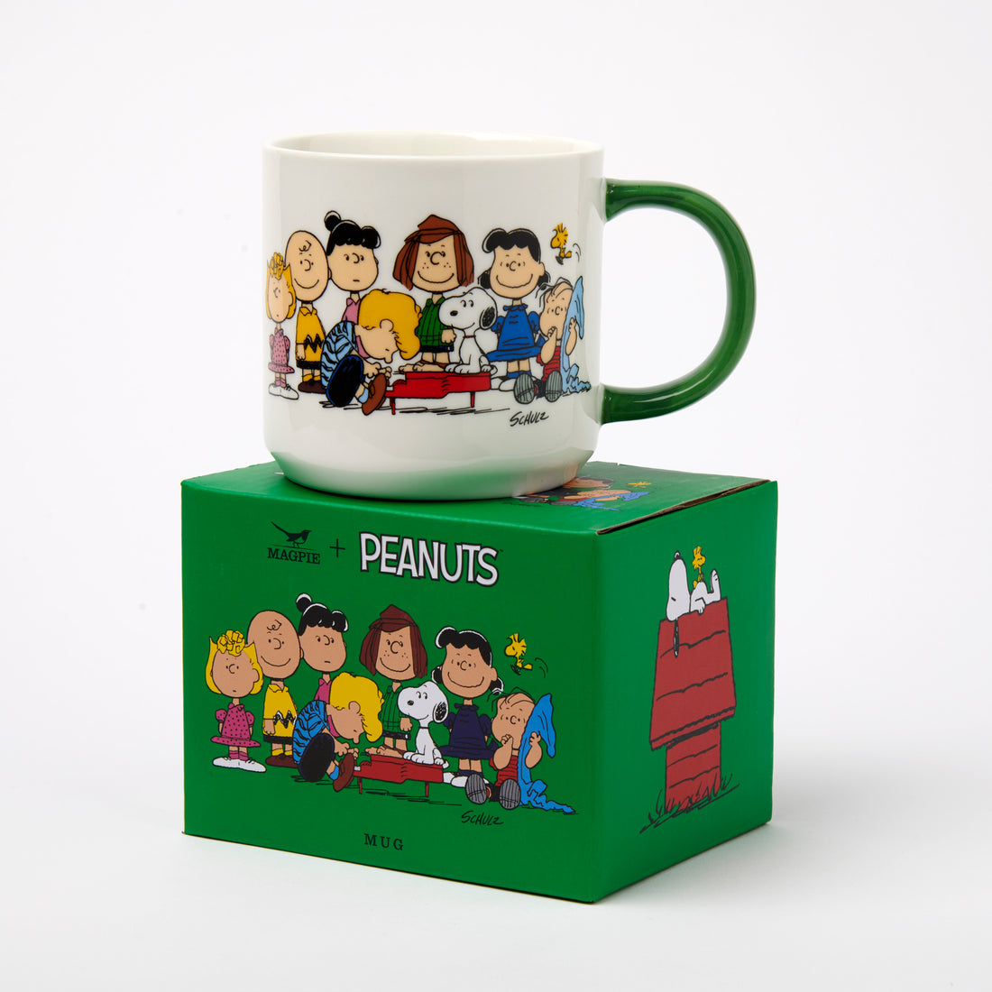 Peanuts Gang & House Mug