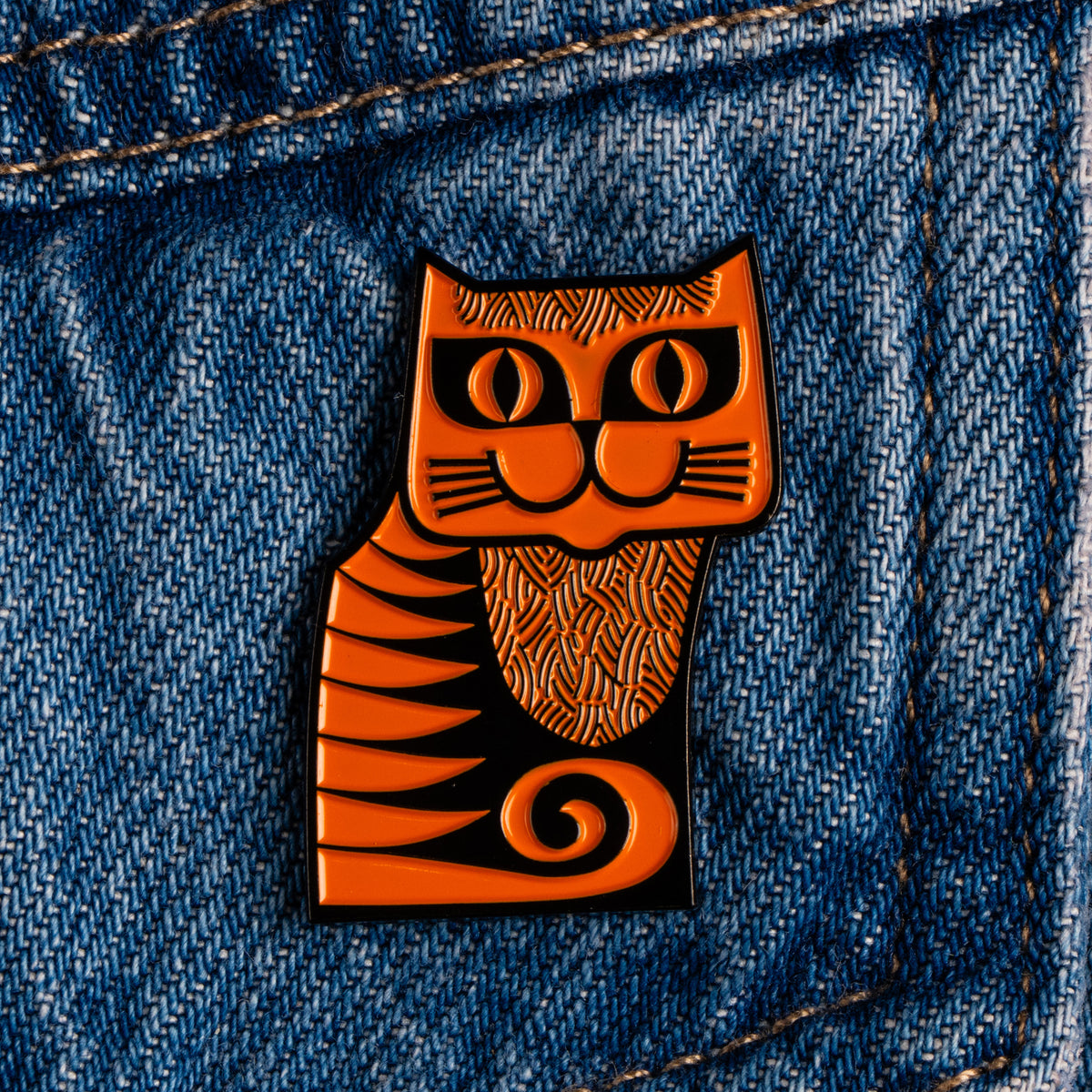 Magpie x Hornsea Cat Enamel Pin