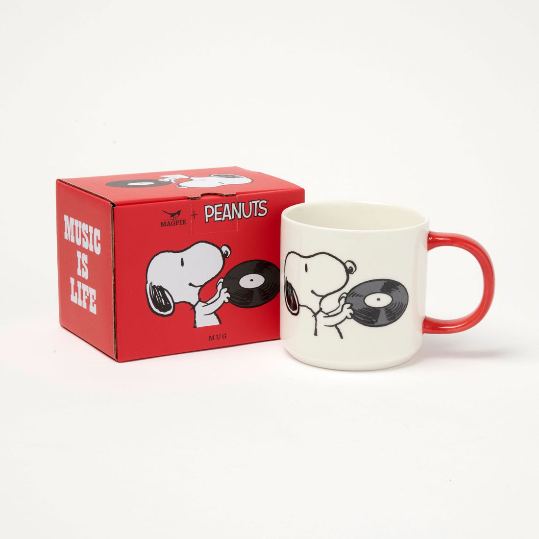 Peanuts Vinyl is Life Mug