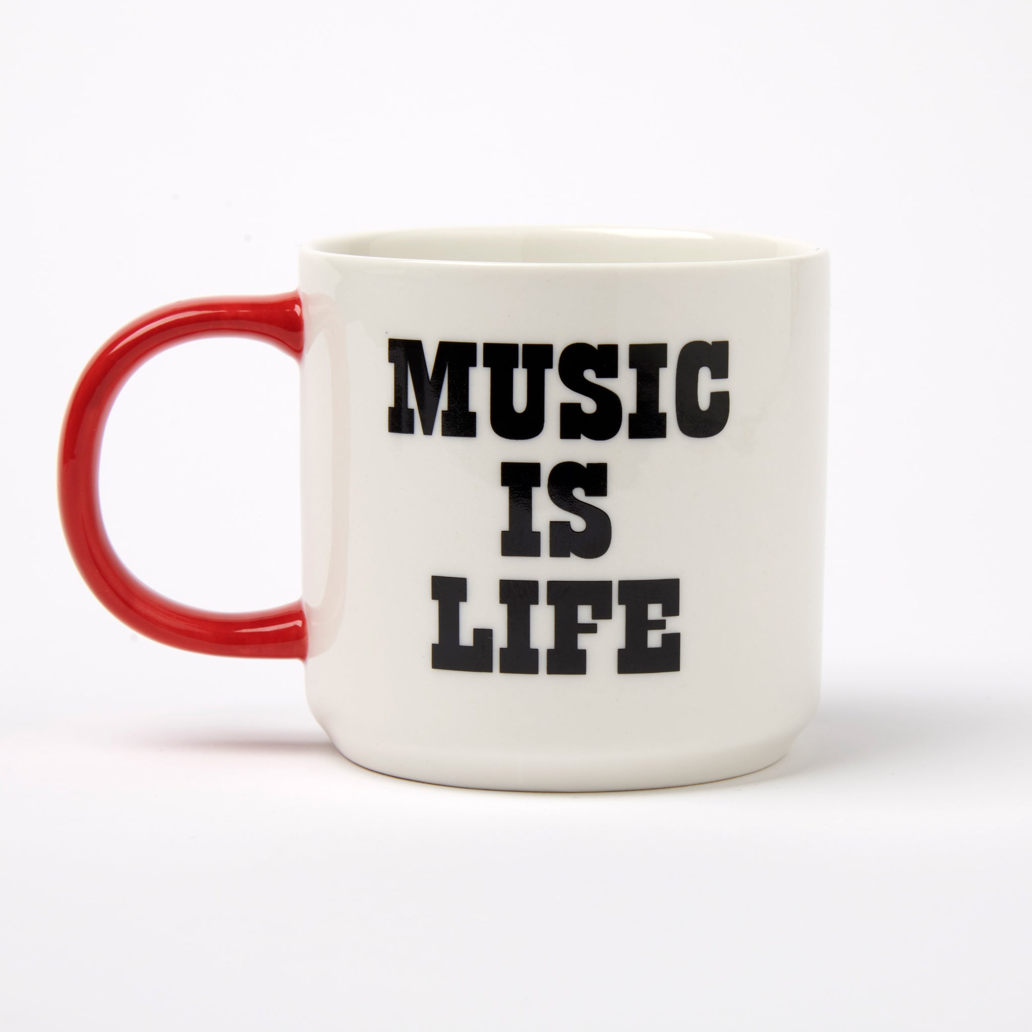 Peanuts Vinyl - Music is Life Mug