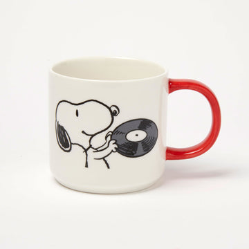 Peanuts Vinyl - Music is Life Mug