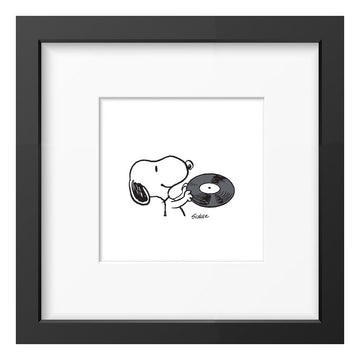 Peanuts Vinyl Framed Print