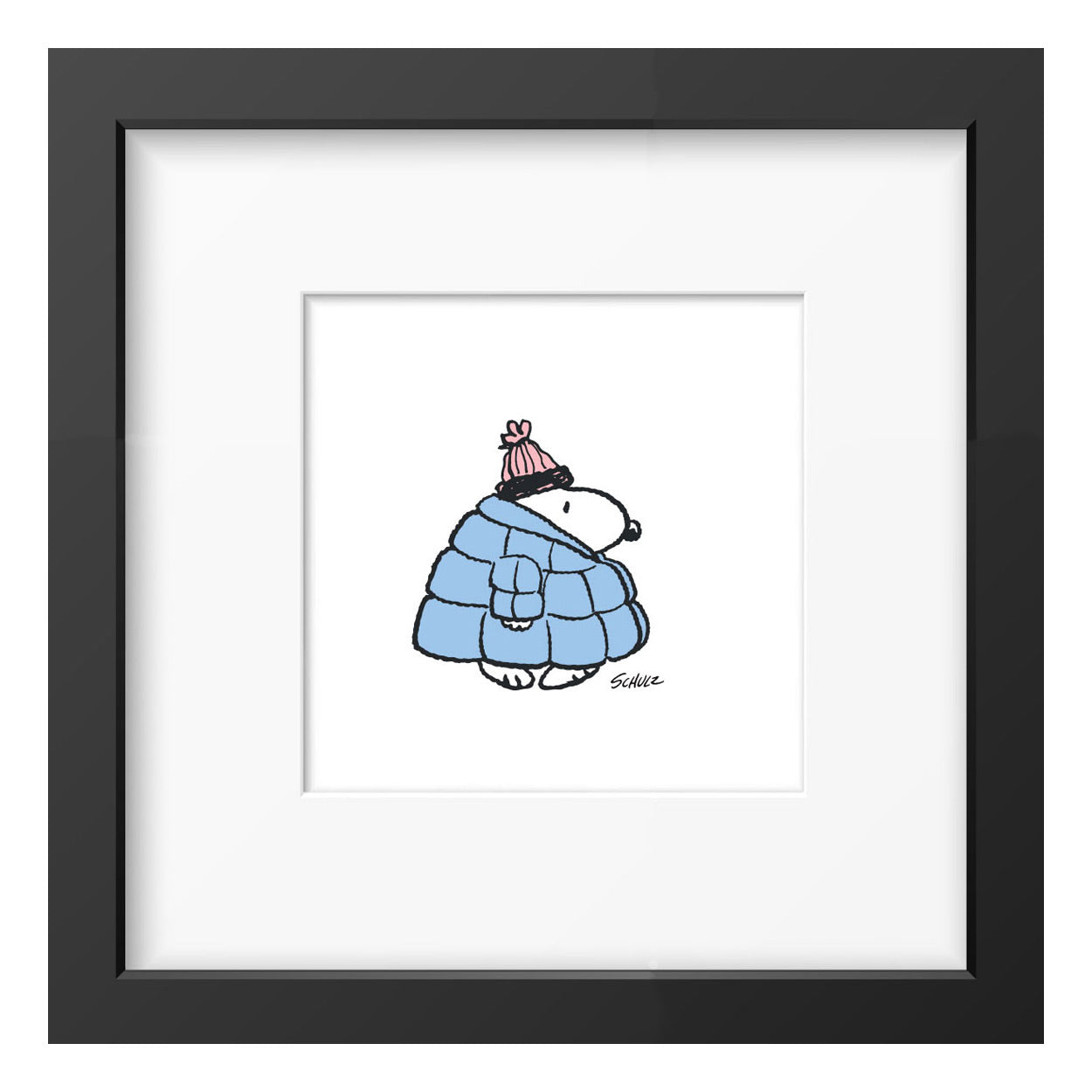 Peanuts Puffa Framed Print