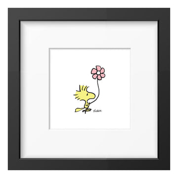 Peanuts Woodstock Posy Framed Print