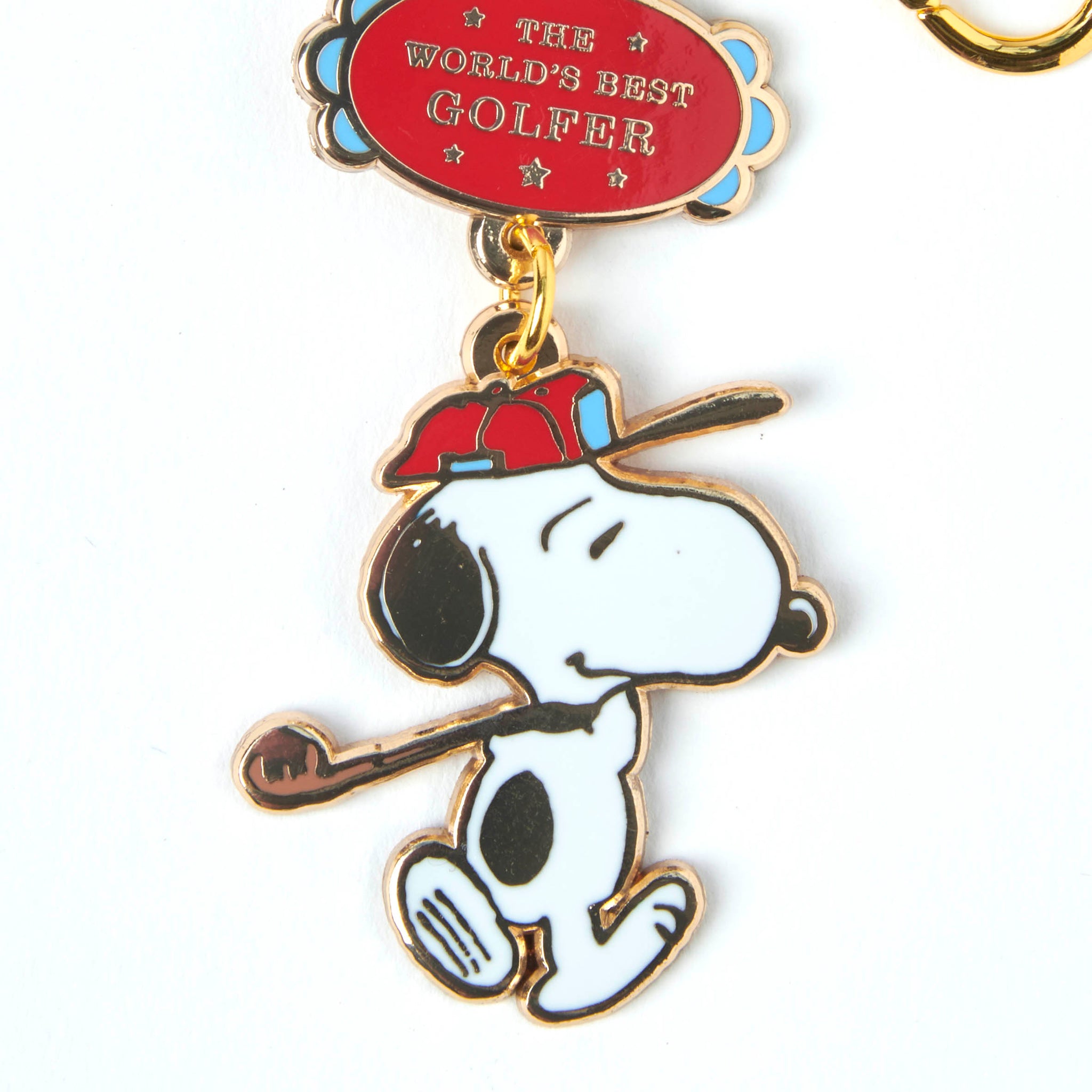Peanuts World's Best Keyring Golfer