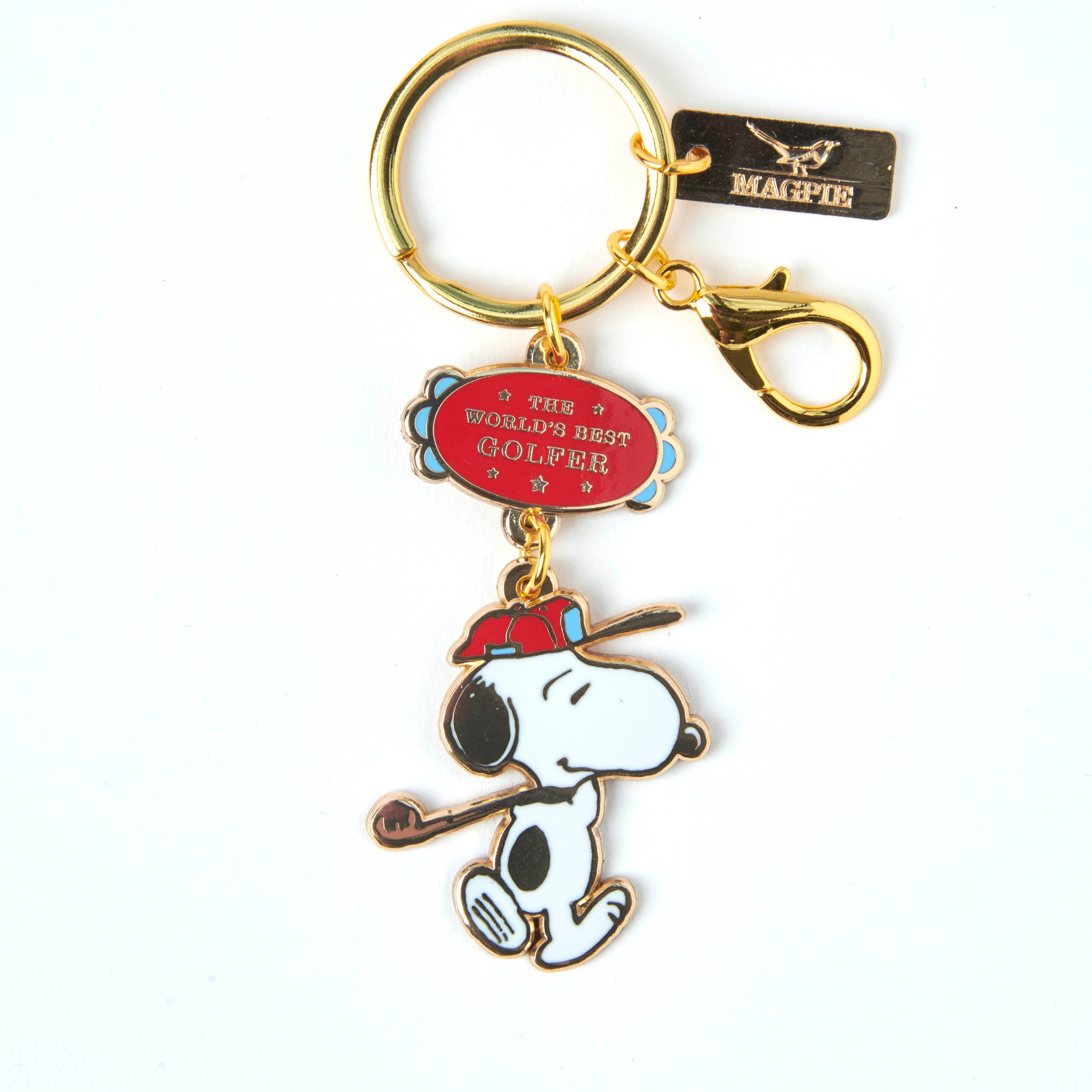 Peanuts World's Best Keyring Golfer