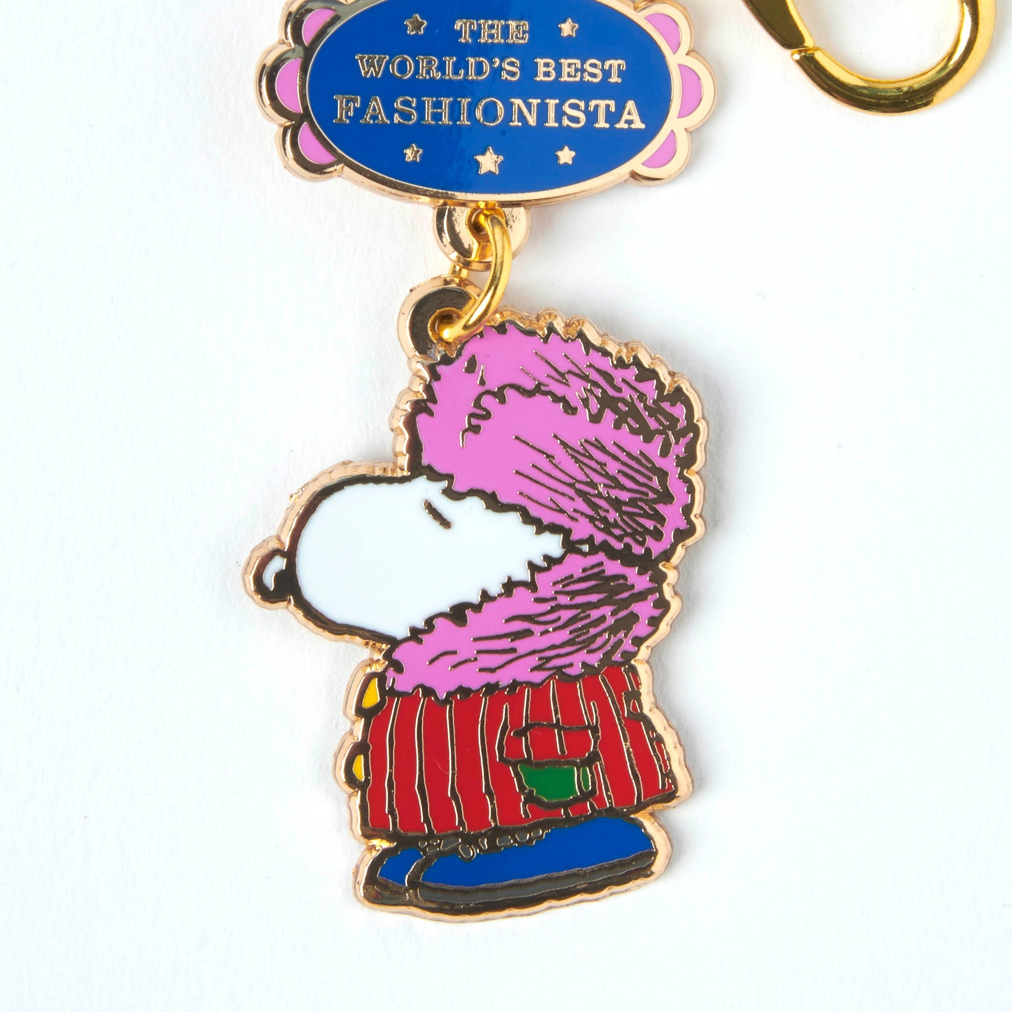 Peanuts World's Best Keyring Fashionista