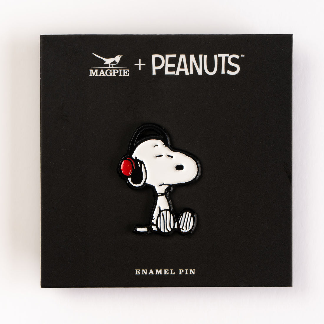 Peanuts Enamel Pin - Headphones