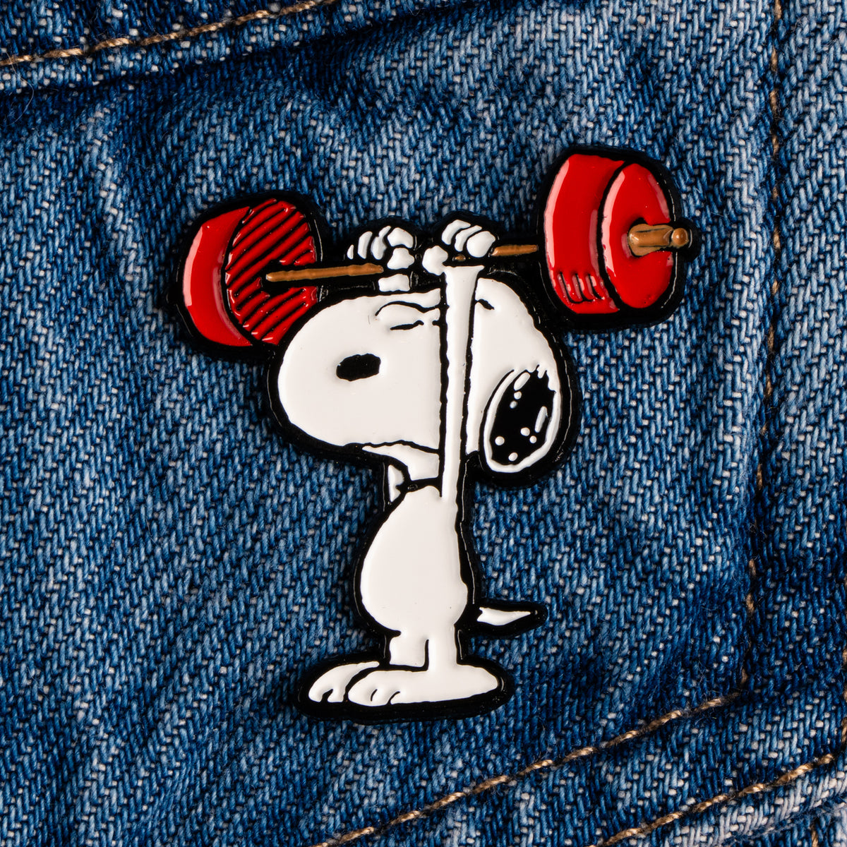 Peanuts Enamel Pin - Work It!