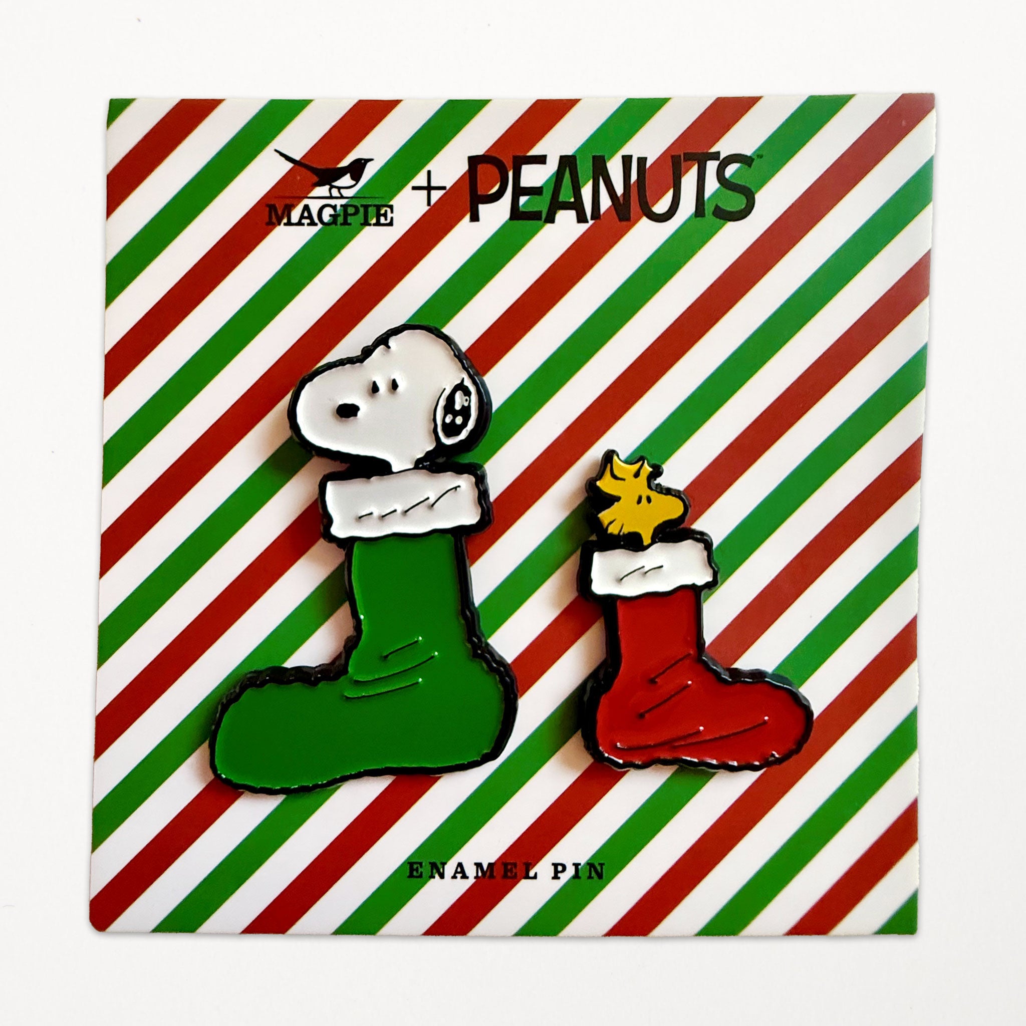Peanuts Enamel Pin - Stockings Set of 2