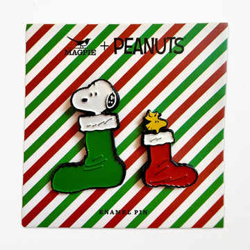 Peanuts Enamel Pin - Stockings Set of 2