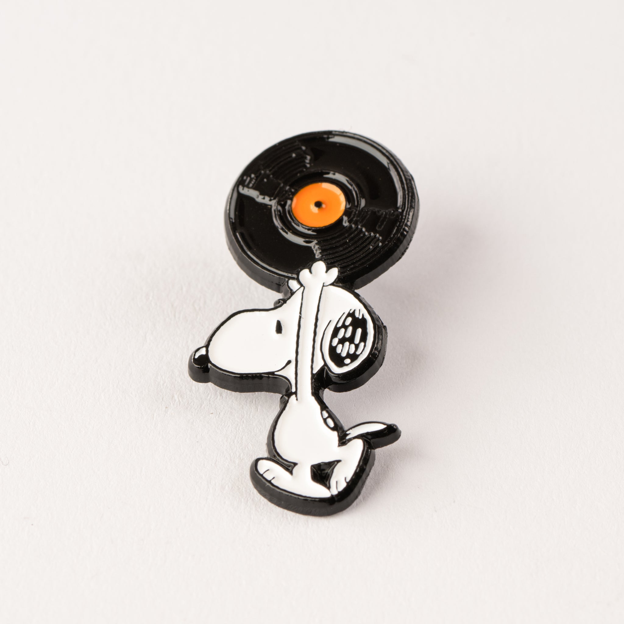 Peanuts Enamel Pin - Record
