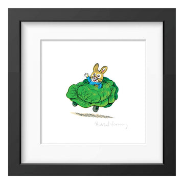 Richard Scarry Cabbage Car Framed Print