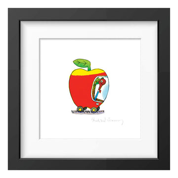 Richard Scarry Applecar Framed Print