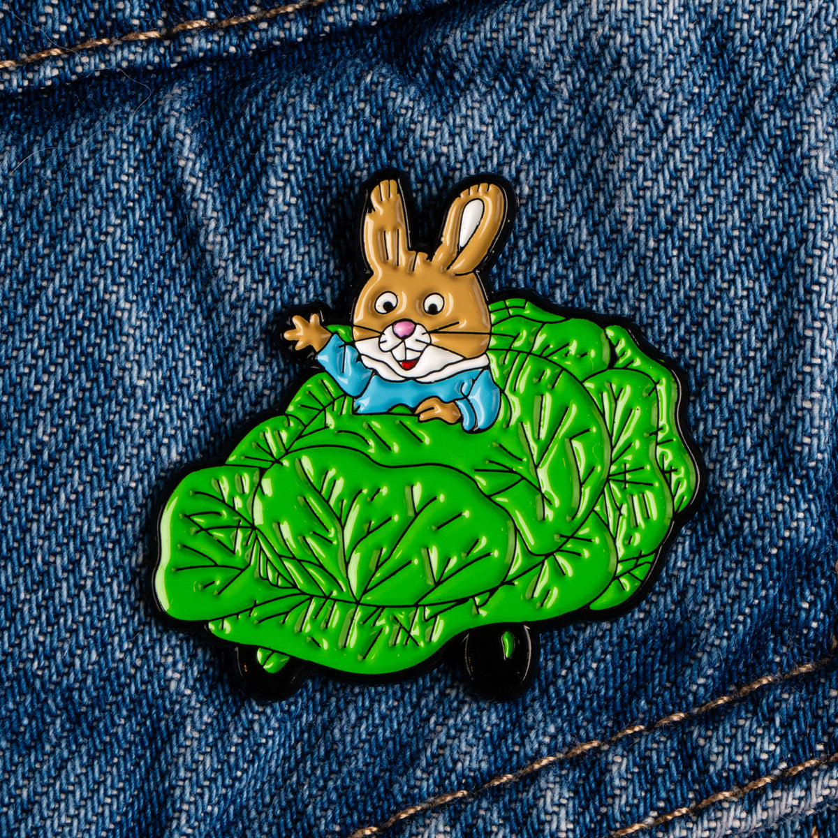 Magpie x Richard Scarry Cabbage Car Enamel Pin