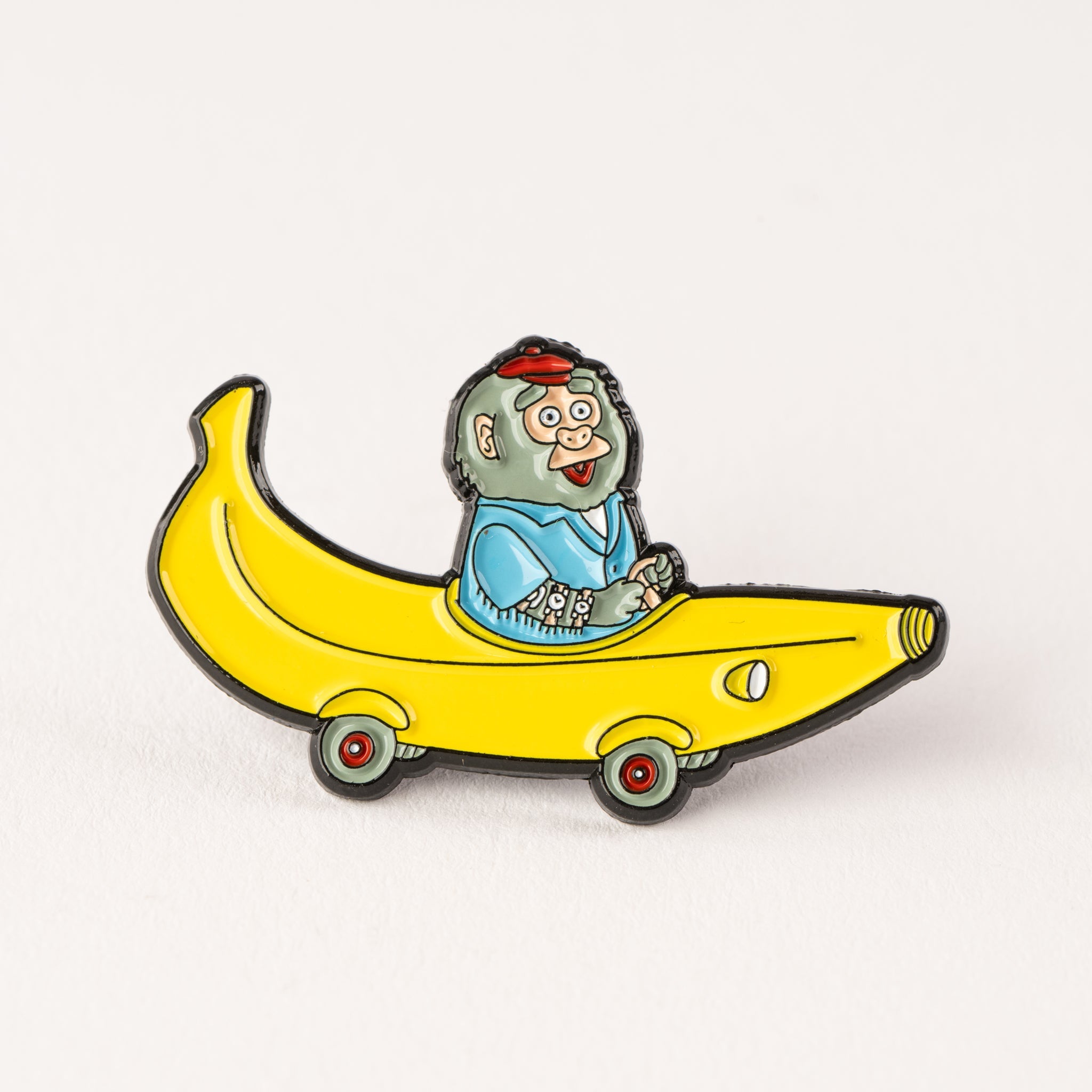 Magpie x Richard Scarry Bananamobile Enamel Pin