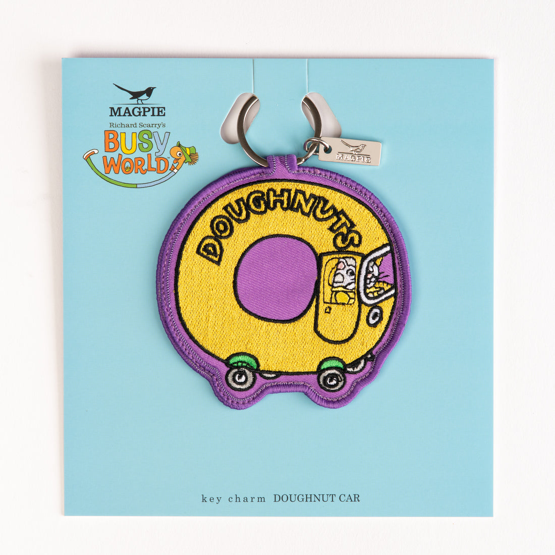Magpie x Richard Scarry Doughnut Car Key Charm