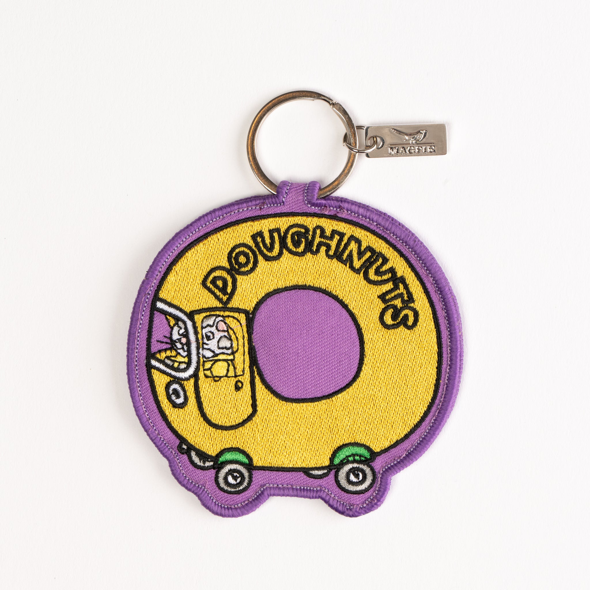 Magpie x Richard Scarry Doughnut Car Key Charm