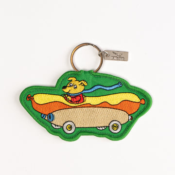 Magpie x Richard Scarry Hotdog Car Key Charm