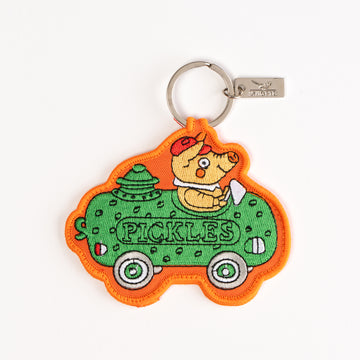 Magpie x Richard Scarry Picklecar Key Charm
