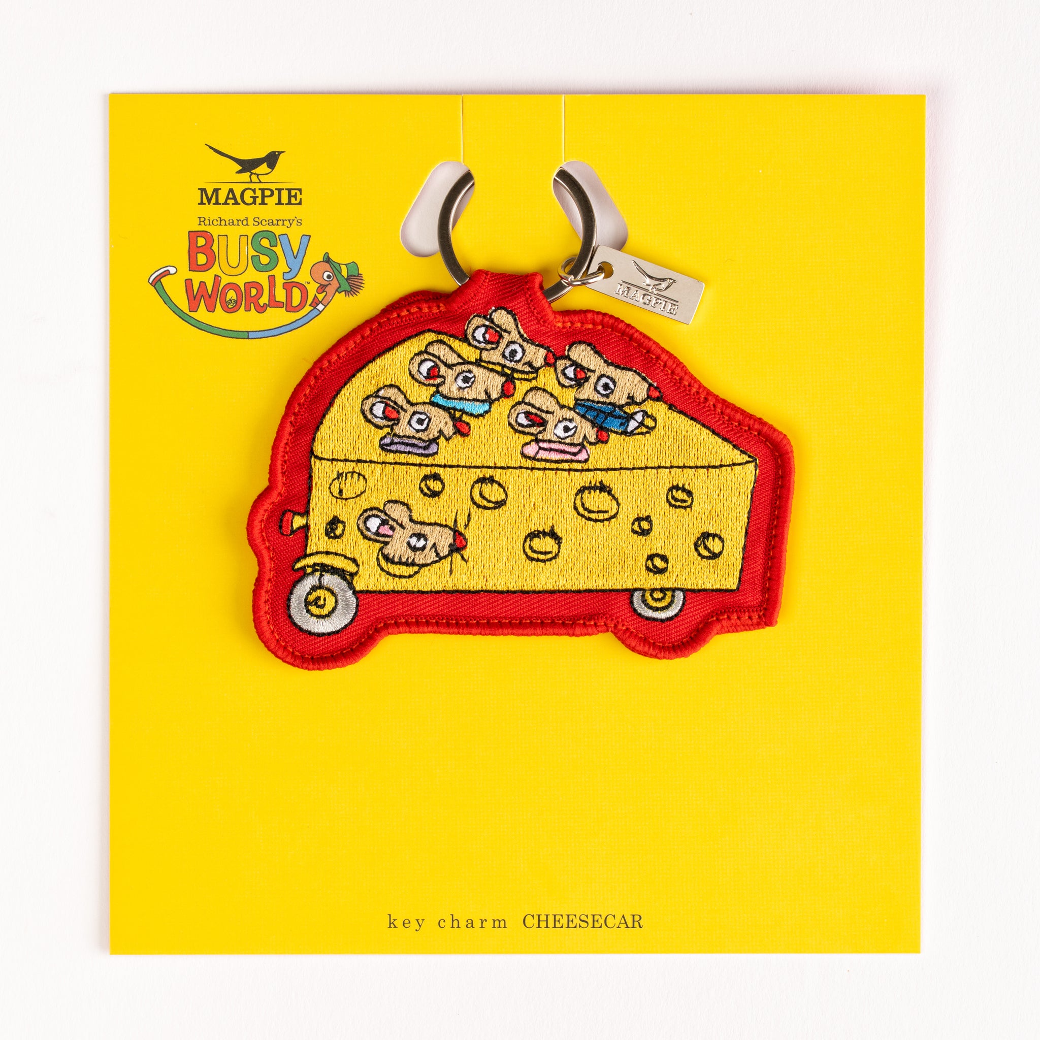 Magpie x Richard Scarry Cheesecar Key Charm