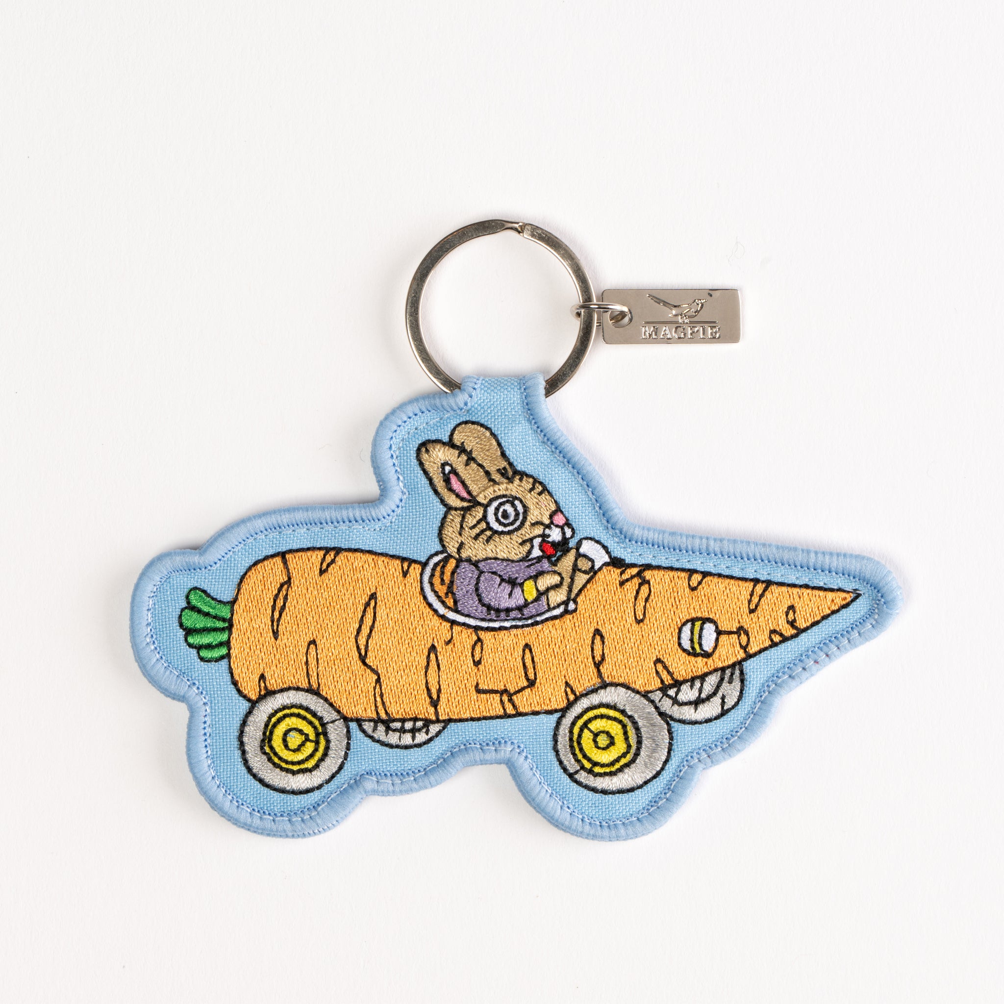 Magpie x Richard Scarry Carrot Car Key Charm