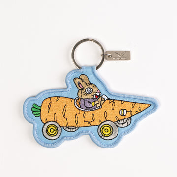 Magpie x Richard Scarry Carrot Car Key Charm