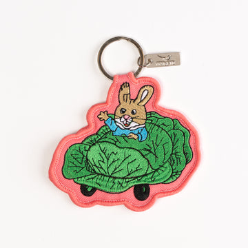 Magpie x Richard Scarry Cabbage Car Key Charm