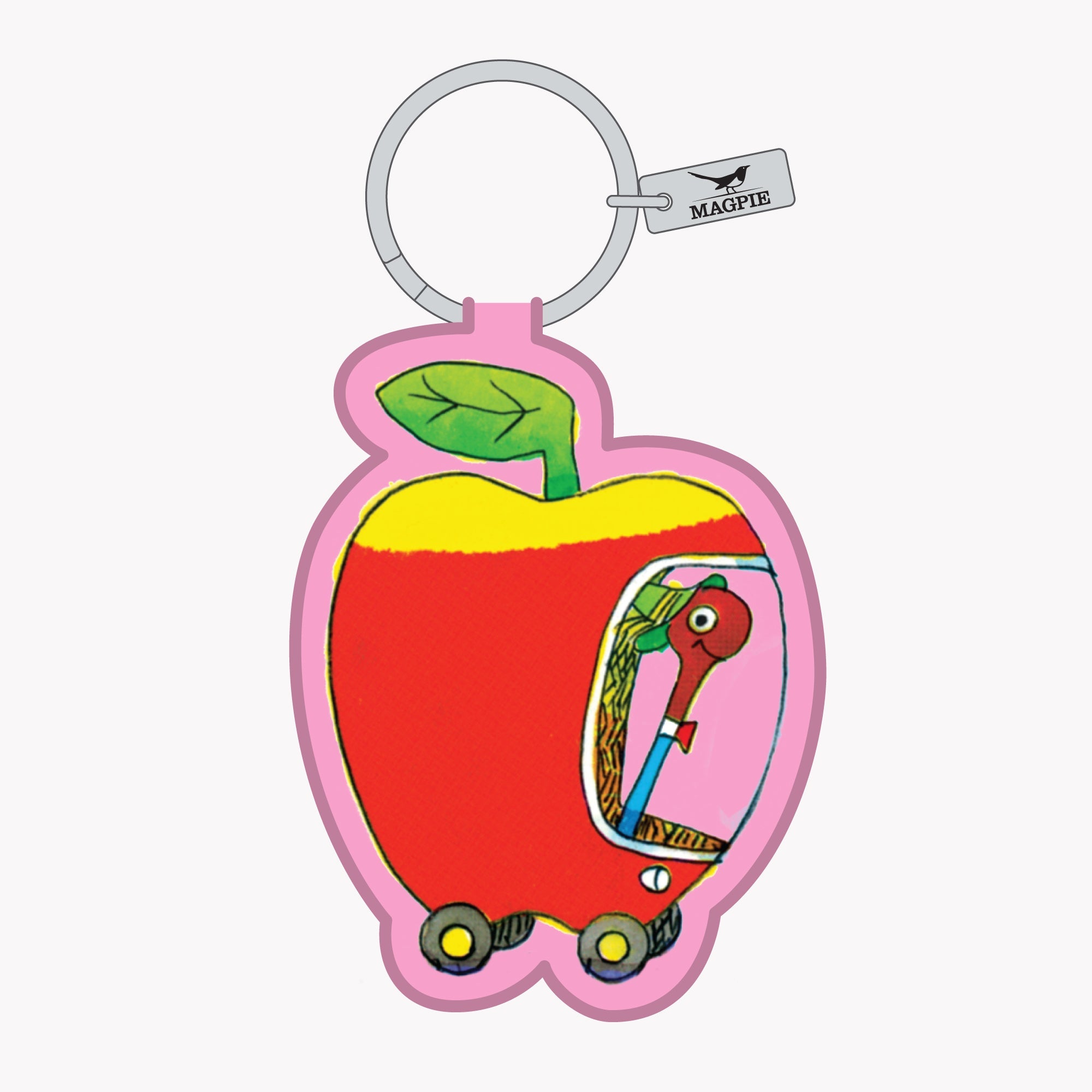 Magpie x Richard Scarry Applecar Key Charm