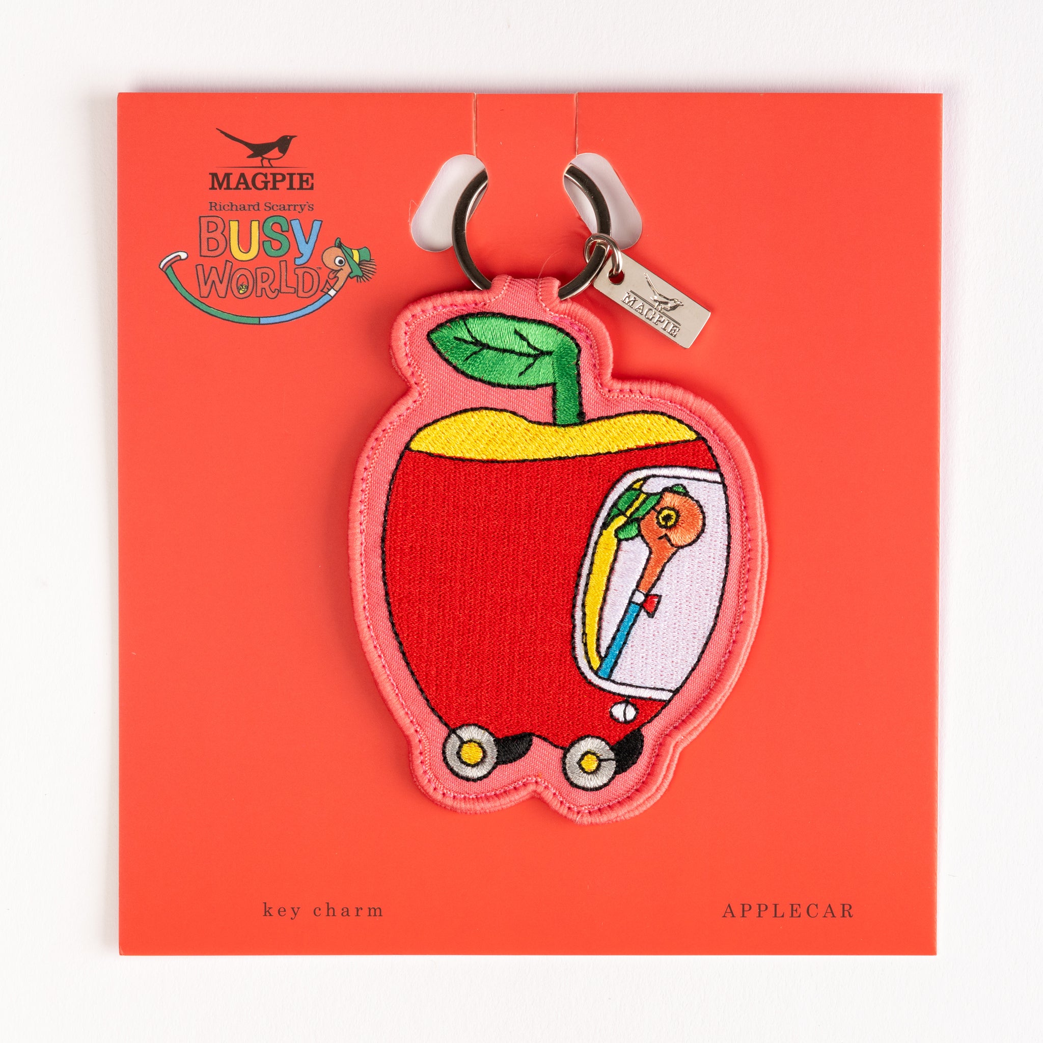Magpie x Richard Scarry Applecar Key Charm