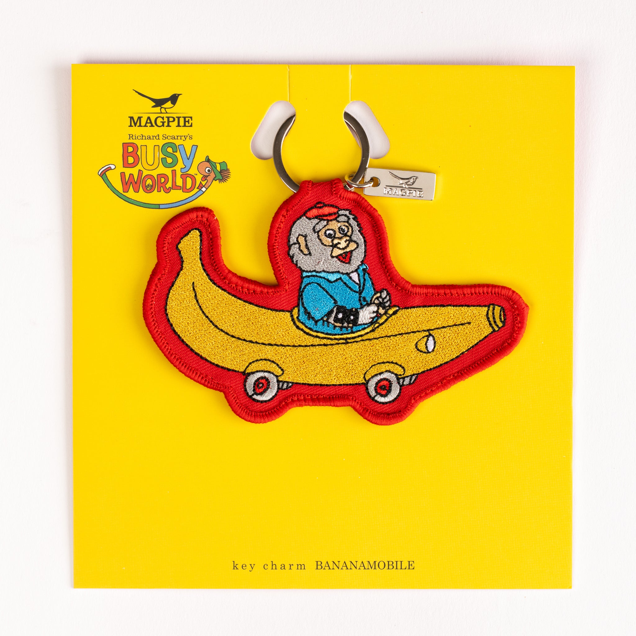 Magpie x Richard Scarry Bananamobile Key Charm