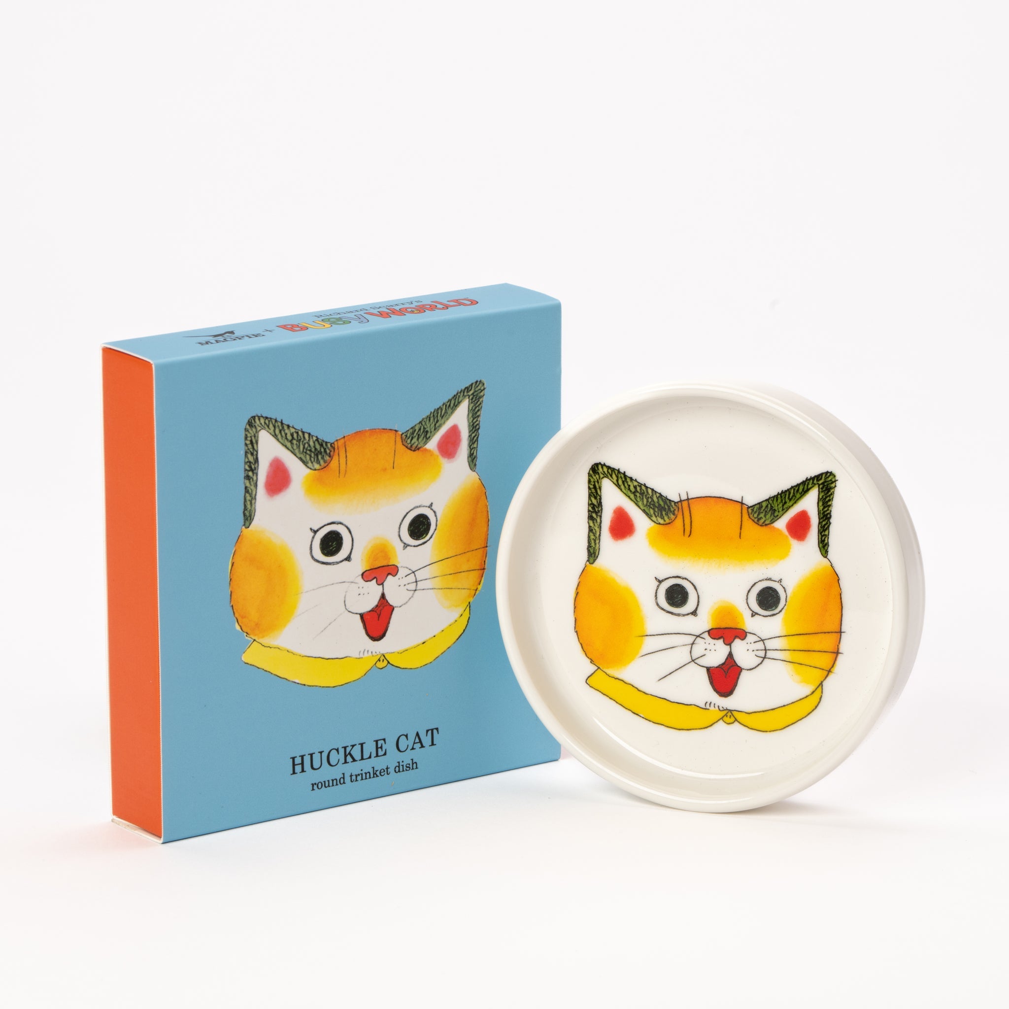 Magpie x Richard Scarry Huckle Face Round Trinket Dish